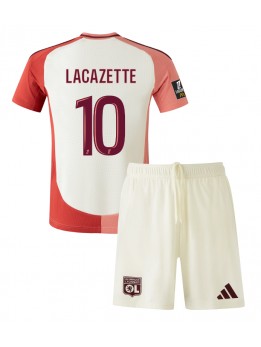 Olympique Lyonnais Alexandre Lacazette #10 Dječji Rezervni Dres kompleti 2024-25 Kratak Rukavima (+ kratke hlače)